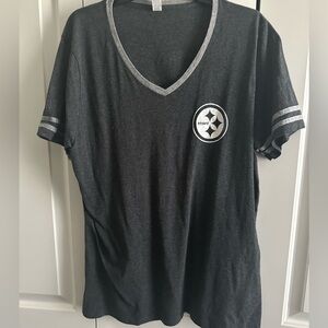 Jerzees Dark Gray Ladies Top